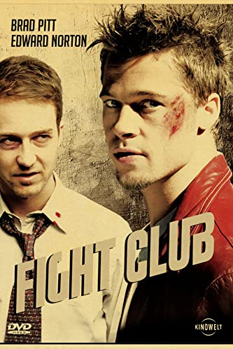 XUYANG Brad Pitt Movie Fight Club Poster Kunstdruck Polyester Gemälde Wandteppich Schlafzimmer Wohnkultur Geschenk Zimmer Ästhetik 127 x 152,4 cm von XUYANG