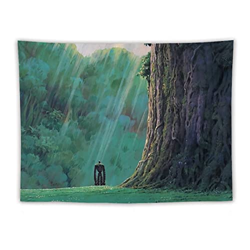 XUYANG Studio Ghibli Anime Castle in The Sky Poster Polyester Wandkunst Tapisserie Dekorativ Schlafzimmer Modern Home Print Bild Kunstwerke Wandteppiche 60"x80" XUYANG Studio Ghibli Anime Castle in The Sky Poster Polyester Wandkunst Tapisserie Dekorativ Schlafzimmer Modern Home Print Bild Kunstwerke Wandteppiche 60"x80" von XUYANG