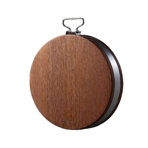 Dickes Schneidebrett Aus Holz In Küchenqualität,Holzhackklotz,Massivholzschneidebrett,Geeignet For Die Getrennte Verarbeitung Von Fleisch Und Gemüse,Knochenhacken(16.1x16.1x1.8in) von XUZAOJUN
