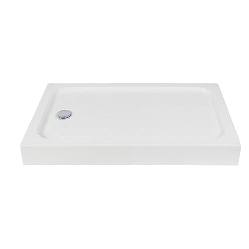 Eckduschwanne, Tragbare Duschwanne Mit Abfluss Und Abtropffläche, Um Ihre Füße Sauber Zu Halten, Duschwannenboden, Geeignet For Campingduschen,Wohnmobile(31.5x43.3x5.1in) von XUZAOJUN