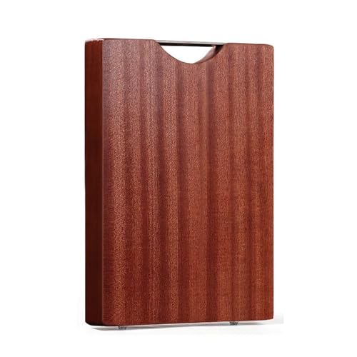 Küchenschneidebrett Aus Holz,Große Und Mittlere Größen Mit Integrierten Griffen,Ideal For Schneiden Und Hacken Von Fleisch,Gemüse Und Obst,Das Perfekte Küchengeschenk(11.8x15.7in) von XUZAOJUN