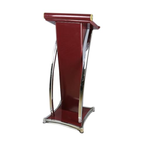 Podium Und Rednerpult, Lehrpult, Tragbarer Schwarzer Stehpult-Empfangsschalter, Geeignet For Kirchenkanzel, Konferenz, Klassenzimmer, Hochzeit, Rede(Red) von XUZAOJUN