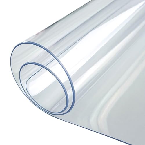 Rechteckige Tischläufer-Tischdecke Aus Kunststoff,Nicht Waschbar,Wasserdicht Und Ölbeständig,Wiederverwendbar Und Abwischbar,For Küche,Couchtisch,Terrasse(Frosted,27.6x51.2in) von XUZAOJUN