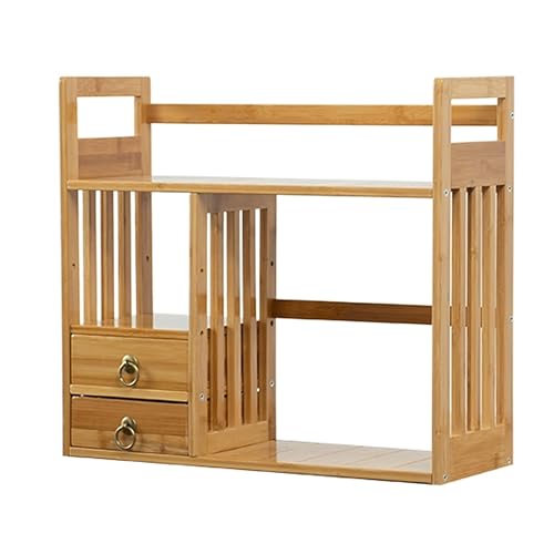 Schreibtisch-Regal-Organizer,Schreibtisch-Organizer For Wohnheime,3-stufiges Büroregal,Schreibtisch-Aufbewahrungsregal Mit Schubladen,Wohnheime Und Wohnungen(Original,19.7X17.7IN_DOUBLE) von XUZAOJUN