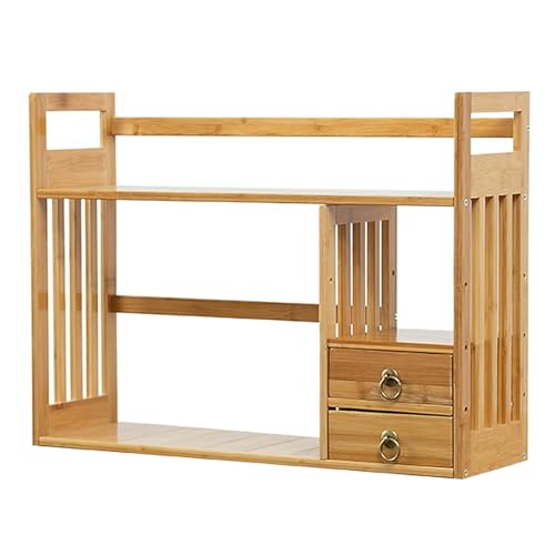 Schreibtisch-Regal-Organizer,Schreibtisch-Organizer For Wohnheime,3-stufiges Büroregal,Schreibtisch-Aufbewahrungsregal Mit Schubladen,Wohnheime Und Wohnungen(Original,23.6X17.7IN_DOUBLE) von XUZAOJUN