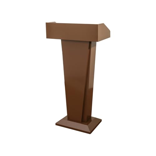 Schwarz-weiße Stehpultständer, Rednerpultständer For Rednerpultpräsentationen,Mit Stauraum,For Kirchliche Klassenzimmer,For Reden Und Hochzeitsreden(Coffee color) von XUZAOJUN