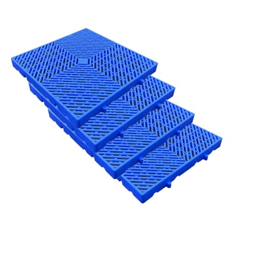 Spleißbare Kunststoffpaletten,Lagermatten For Waren,Bodenbeläge For Den Außenbereich,Atmungsaktives Gitter,Feuchtigkeitsbeständig,Verschleißfest,Für Lager,Garage,Keller(Twill,11.8x11.8x1.9in) von XUZAOJUN