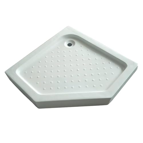 Temporäre Dusche, Außenduschboden, Wohnmobil-Duschset, Tragbarer Duschraum For Zu Hause, Wohnmobil-Duschwanne, Strukturierte,Geeignet For Eck- Und Wandduschen(39.4x39.4x5.1in) von XUZAOJUN