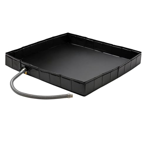 Tragbare Duschwanne 41" X 41" X 5",Faltbare Camping-Duschbasis Und -boden Mit Abnehmbarem Abfluss, Perfekt For Camping,Im Freien, Drinnen Und Als Tragbare Duschen von XUZAOJUN