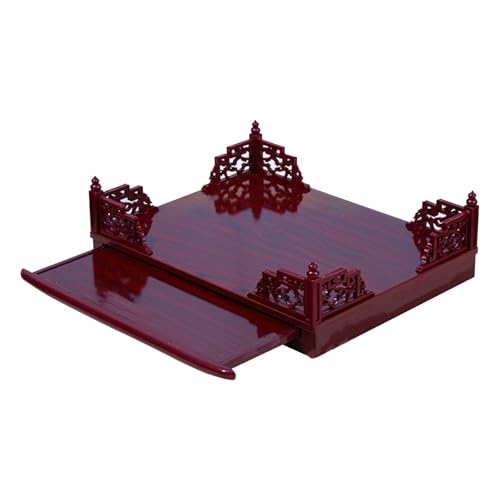 Wandmontierter Buddha-Statuenständer Und Altartisch,Buddhistische Schrein-Gebetsplattform,Buddhistischer Schrein-Räucheraltar Im Chinesischen Stil Und OpfertischDie Anbetung(XL) von XUZAOJUN