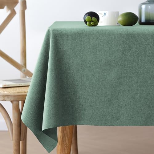 Wasserfeste Und Ölfeste,Einfarbige,Rechteckige Tischdecke,Staubschutztuch,Tischdecke For Den Couchtisch Im Haushalt,Geeignet For Picknick,Esstisch,Party,Garten(Military Green,55.1x86.6in) von XUZAOJUN