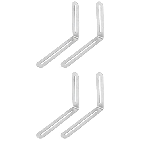 4 Stück Winkelklammern Regalträger Gelenkverschluss Regalträger for Schreibtischbox Holzbalken 4 Stück Winkelklammern Regalträger Gelenkverschluss Regalträger for Schreibtischbox Holzbalken von XUZWMAGZJ