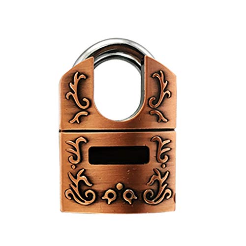 Hochleistungs-Vorhängeschloss, Steel Padlock with 3 Keys, and Anti-Theft Brass Lock,The Width of The Body is 40mm,50mm,60mm(40x60mm) von XUZWMAGZJ