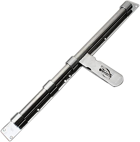 Hochleistungs-Vorhängeschloss, Verdickter Schieberiegel aus Edelstahl, robuster Türschieberiegel mit Vorhängeschlossloch, Türriegel(20 inch 19 core) von XUZWMAGZJ
