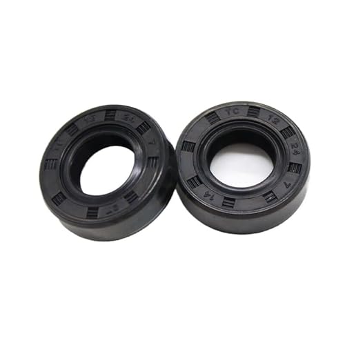 Lippendichtung, Doppellippen-Öldichtung, 2er-Pack, Nitrilkautschuk, TC-Doppellippen-Federwellen-Öldichtung, 20 mm Innendurchmesser, mehrere Größen(20x38x10mm) von XUZWMAGZJ