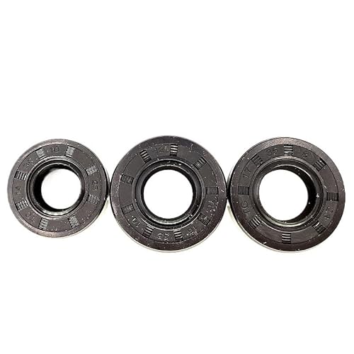 Lippendichtung, Doppellippen-Öldichtung, 5er-Pack, TC-Doppellippen-Wellenöldichtung, mehrere Größen(14x28x10mm) von XUZWMAGZJ