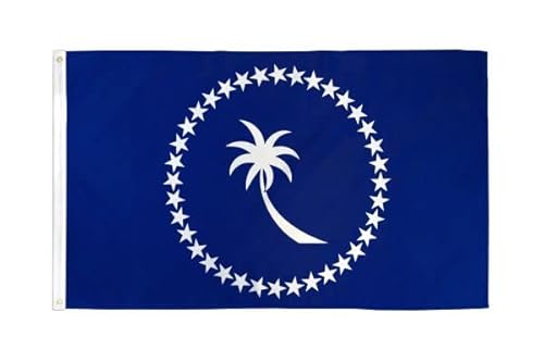 Chuuk Flagge, 90 x 152 cm, ohne Fahnenmast, Poly, internationale Flaggen von XVBCDFG