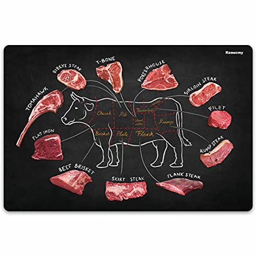 XVBCDFG Blechschild, Motiv: Rindfleisch, Wanddekoration, Metallschilder, Poster, Zuhause, Zimmer, Restaurant, Küche, Dekoration, Metzgerschnitte, Poster, Vintage-Aluminiumschild, 20,3 x 30,5 cm XVBCDFG Blechschild, Motiv: Rindfleisch, Wanddekoration, Metallschilder, Poster, Zuhause, Zimmer, Restaurant, Küche, Dekoration, Metzgerschnitte, Poster, Vintage-Aluminiumschild, 20,3 x 30,5 cm von XVBCDFG