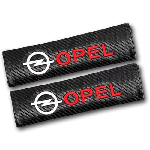 XVBFSC 2 Stück Auto Gurtpolster für Opel Adam Antara Astra J K L Combo Corsa D E F Crossland X, Sicherheitsgurt Schulterpolster Bequem rutschfest Autogurt Interieur Zubehör von XVBFSC