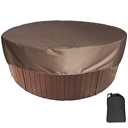XVBVS Whirlpool-Abdeckung Runde SPA Whirlpool-Schutzabdeckungen wasserdichte UV-beständige Staubdichte Gartenmöbel-Abdeckung mit Elastischem Seil für Outdoor-SPA-Badewanne- Brown || 200 * 30cm XVBVS Whirlpool-Abdeckung Runde SPA Whirlpool-Schutzabdeckungen wasserdichte UV-beständige Staubdichte Gartenmöbel-Abdeckung mit Elastischem Seil für Outdoor-SPA-Badewanne- Brown || 200 * 30cm von XVBVS