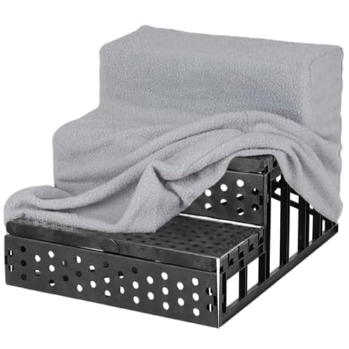 Haustierrampe, 3 Schritt Nicht-Schlupf-Hundetreppe mit abnehmbar von XVHOAB