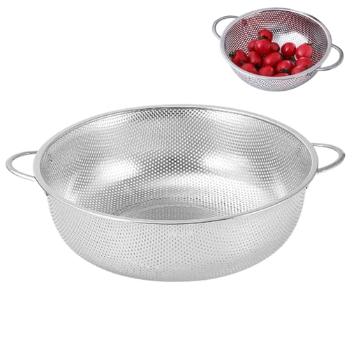 Reissieb 6.5x2, 8 Zoll Fine Mesh Edelstahlkolander mit Griff mit großer Kapazität nicht rutschfestem Obst Gemüse-Nudelsieb für Küchenreis Reissieb 6.5x2, 8 Zoll Fine Mesh Edelstahlkolander mit Griff mit großer Kapazität nicht rutschfestem Obst Gemüse-Nudelsieb für Küchenreis von XVHOAB