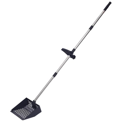 Sandfloh-Rake, 64 Zoll Metall, EIN Verstellbarer Sandrake mit Nicht rutschfestem Griff, Abnehmbarer Sifter für Strand, Garten, Zuhause Sandfloh-Rake, 64 Zoll Metall, EIN Verstellbarer Sandrake mit Nicht rutschfestem Griff, Abnehmbarer Sifter für Strand, Garten, Zuhause von XVHOAB