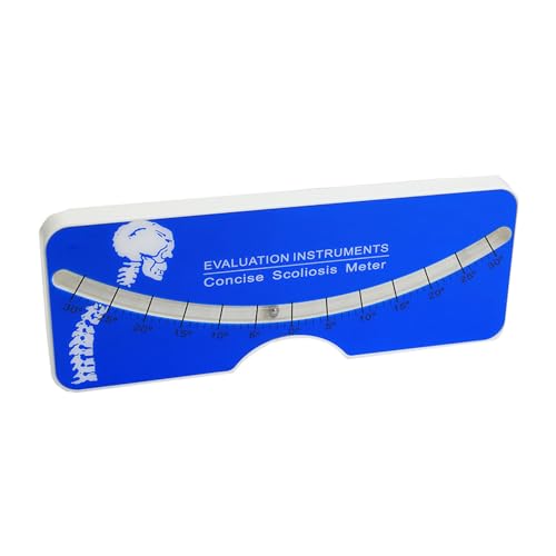 Skoliometer, 0-30 °, Wirbelsäule, tragbares Gerät mit Wirbelsäulenkontur und Metallkugeleinsatz zur Messung der Wirbelsäulenausrichtung Skoliometer, 0-30 °, Wirbelsäule, tragbares Gerät mit Wirbelsäulenkontur und Metallkugeleinsatz zur Messung der Wirbelsäulenausrichtung von XVHOAB