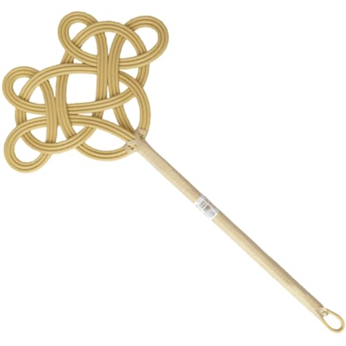 Teppichschläger, Rattan Manual Hollow Teppich Schläger mit Komfortgriff für Quilt -Kissen -Down -Jacke von XVHOAB