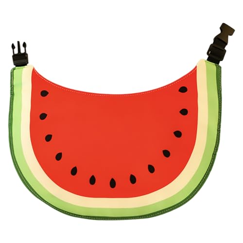 XVHOAB Dog Drool Bib, Cute Watermelon Waterproof Dog Bib with Adjustable Strap, Soft Polyester Neckerchief for Medium & Large DogsDog Bibs for Extra Large Dogs Drool von XVHOAB