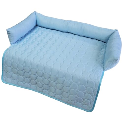 XVHOAB Hundekühlungsmatte 35x35 Zoll weich Bequeme Antiskratze Safe ungiftige Selbstkühlung Hundebett für Innenkatzen Petsdog Matte von XVHOAB
