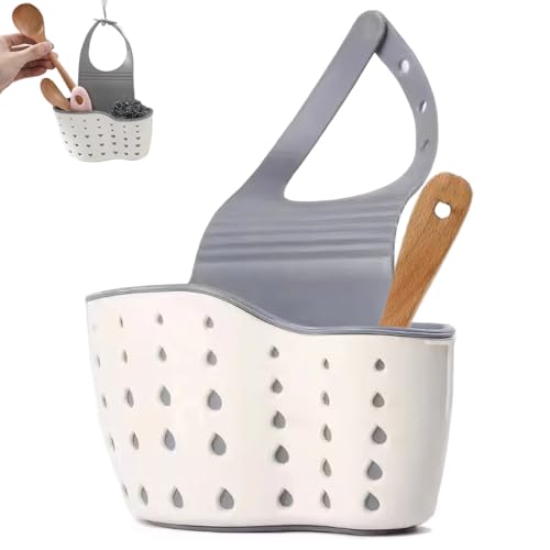 XVHOAB Küchenspüle Caddy 8.3x3.4x5,9 Zoll Küchenspüle Schwammhalter mit verstellbarem Riemen und Abflussloch Hanging Schwammhalter für Küchenspüle Restaurant Vorräte Küchenspüle Schwamm Halter XVHOAB Küchenspüle Caddy 8.3x3.4x5,9 Zoll Küchenspüle Schwammhalter mit verstellbarem Riemen und Abflussloch Hanging Schwammhalter für Küchenspüle Restaurant Vorräte Küchenspüle Schwamm Halter von XVHOAB