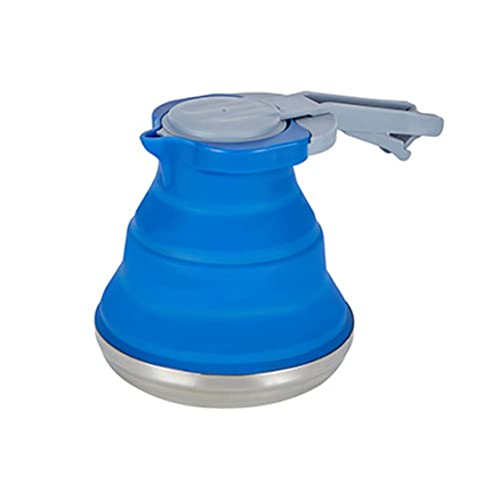 XVHOAB Silikonklappkessel 1500 ml tragbare faltbare Campingkessel -Tee -Kaffeewassertopf dunkelblau .. XVHOAB Silikonklappkessel 1500 ml tragbare faltbare Campingkessel -Tee -Kaffeewassertopf dunkelblau .. von XVHOAB