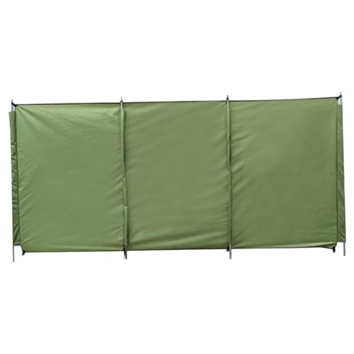 XVHOAB Windblocker 4.6x9, 8 Fuß Oxford Stoff Beach Windblocker Set mit Stützpol, 3 Abschnitte Sonnenunterkunft Leuchtwieght Privatsphäre für Camping Beach Trips Sunbading von XVHOAB