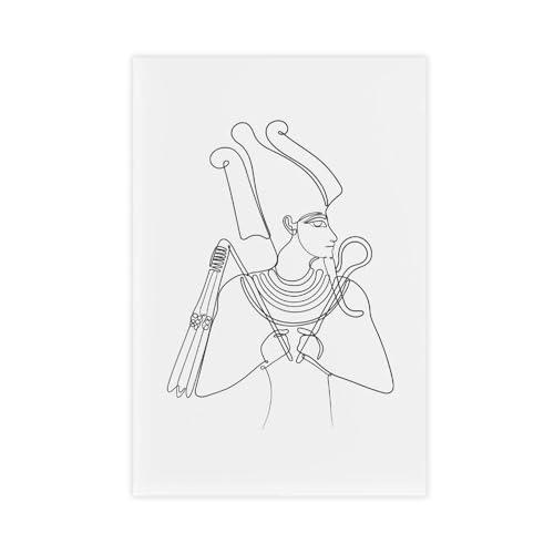 XVHOGAS Abstrakte Osiris-Linienzeichnung auf Leinwand, Poster, Wandkunst, Dekordruck, Bild Gemälde für Wohnzimmer, Schlafzimmer, Dekoration, 60 x 90 cm XVHOGAS Abstrakte Osiris-Linienzeichnung auf Leinwand, Poster, Wandkunst, Dekordruck, Bild Gemälde für Wohnzimmer, Schlafzimmer, Dekoration, 60 x 90 cm von XVHOGAS