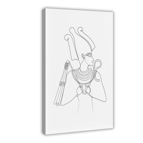 XVHOGAS Abstrakte Osiris-Linienzeichnung auf Leinwand, Poster, Wandkunst, Dekordruck, Bild Gemälde für Wohnzimmer, Schlafzimmer, Dekoration, 60 x 90 cm XVHOGAS Abstrakte Osiris-Linienzeichnung auf Leinwand, Poster, Wandkunst, Dekordruck, Bild Gemälde für Wohnzimmer, Schlafzimmer, Dekoration, 60 x 90 cm von XVHOGAS