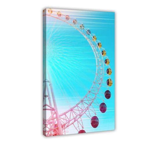 XVHOGAS Abstraktes buntes Riesenrad-Landschaftsposter, Leinwand-Poster, Schlafzimmer, Dekoration, Landschaft, Büro, Raumdekoration, Geschenk, 50 x 75 cm XVHOGAS Abstraktes buntes Riesenrad-Landschaftsposter, Leinwand-Poster, Schlafzimmer, Dekoration, Landschaft, Büro, Raumdekoration, Geschenk, 50 x 75 cm von XVHOGAS
