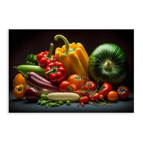 XVHOGAS Abstraktes farbenfrohes Poster für gesunde Ernährung, Leinwandposter, Wandkunst, Dekordruck, Bild Gemälde für Wohnzimmer, Schlafzimmer, Dekoration, 60 x 90 cm XVHOGAS Abstraktes farbenfrohes Poster für gesunde Ernährung, Leinwandposter, Wandkunst, Dekordruck, Bild Gemälde für Wohnzimmer, Schlafzimmer, Dekoration, 60 x 90 cm von XVHOGAS