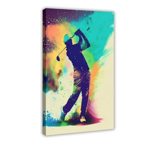 XVHOGAS Abstraktes farbenfrohes cooles Golf-Hand-Leinwand-Poster, Wandkunst, Dekordruck, Bild Gemälde für Wohnzimmer, Schlafzimmer, Dekoration, 40 x 60 cm XVHOGAS Abstraktes farbenfrohes cooles Golf-Hand-Leinwand-Poster, Wandkunst, Dekordruck, Bild Gemälde für Wohnzimmer, Schlafzimmer, Dekoration, 40 x 60 cm von XVHOGAS