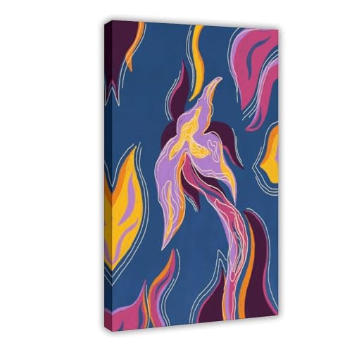 XVHOGAS Buntes abstraktes Blumen-Kunst-Poster, Leinwand-Poster, Schlafzimmer, Dekoration, Landschaft, Büro, Raumdekoration, Geschenk, 50 x 75 cm XVHOGAS Buntes abstraktes Blumen-Kunst-Poster, Leinwand-Poster, Schlafzimmer, Dekoration, Landschaft, Büro, Raumdekoration, Geschenk, 50 x 75 cm von XVHOGAS