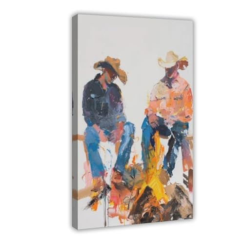 XVHOGAS Farbenfrohes abstraktes Western-Cowboy-Kunstgemälde, 2 Leinwand-Poster, Wandkunst, Dekordruck, Bild Gemälde für Wohnzimmer, Schlafzimmer, Dekoration, 50 x 75 cm XVHOGAS Farbenfrohes abstraktes Western-Cowboy-Kunstgemälde, 2 Leinwand-Poster, Wandkunst, Dekordruck, Bild Gemälde für Wohnzimmer, Schlafzimmer, Dekoration, 50 x 75 cm von XVHOGAS