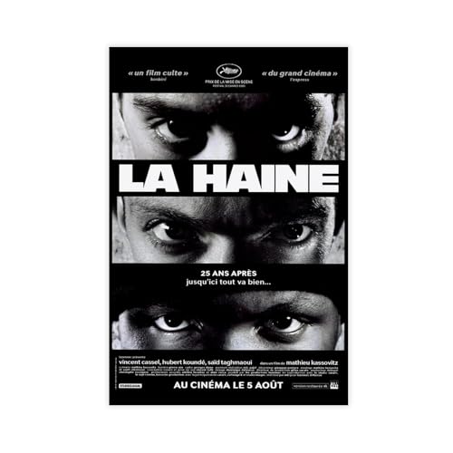 XVHOGAS La Haine – Filmposter auf Leinwand, Poster, Wandkunst, Dekor, Bild, Gemälde für Wohnzimmer, Schlafzimmer, Dekoration, 50 x 75 cm XVHOGAS La Haine – Filmposter auf Leinwand, Poster, Wandkunst, Dekor, Bild, Gemälde für Wohnzimmer, Schlafzimmer, Dekoration, 50 x 75 cm von XVHOGAS