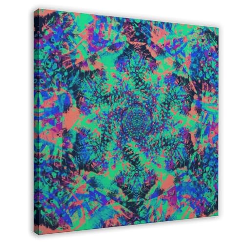 XVHOGAS Leinwandposter mit Mandala-Motiv, Wandkunst, Dekordruck, Gemälde für Wohnzimmer, Schlafzimmer, Dekoration, 30 x 30 cm, Schwarz und Grün XVHOGAS Leinwandposter mit Mandala-Motiv, Wandkunst, Dekordruck, Gemälde für Wohnzimmer, Schlafzimmer, Dekoration, 30 x 30 cm, Schwarz und Grün von XVHOGAS