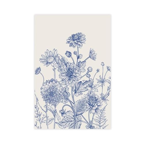 XVHOGAS Leinwandposter mit minimalistischer blauer Pflanze, chinesischer Stil, Wandkunst, Dekordruck, Bild Gemälde für Wohnzimmer, Schlafzimmer, Dekoration, 20 x 30 cm XVHOGAS Leinwandposter mit minimalistischer blauer Pflanze, chinesischer Stil, Wandkunst, Dekordruck, Bild Gemälde für Wohnzimmer, Schlafzimmer, Dekoration, 20 x 30 cm von XVHOGAS