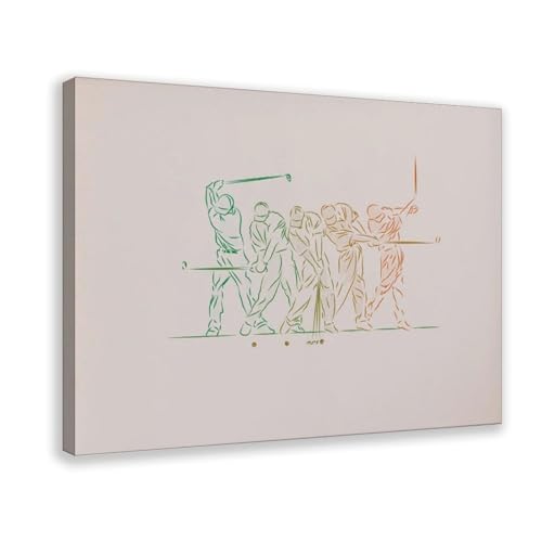 XVHOGAS Poster auf Leinwand, Motiv: Golfschwung-Sequenz, Schlafzimmer, Dekoration, Landschaft, Büro, Raumdekoration, Geschenk, 40 x 60 cm XVHOGAS Poster auf Leinwand, Motiv: Golfschwung-Sequenz, Schlafzimmer, Dekoration, Landschaft, Büro, Raumdekoration, Geschenk, 40 x 60 cm von XVHOGAS