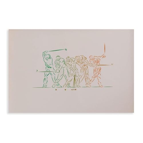 XVHOGAS Poster auf Leinwand, Motiv: Golfschwung-Sequenz, Wandkunst, Dekor, Bild, Gemälde für Wohnzimmer, Schlafzimmer, Dekoration, 50 x 75 cm XVHOGAS Poster auf Leinwand, Motiv: Golfschwung-Sequenz, Wandkunst, Dekor, Bild, Gemälde für Wohnzimmer, Schlafzimmer, Dekoration, 50 x 75 cm von XVHOGAS