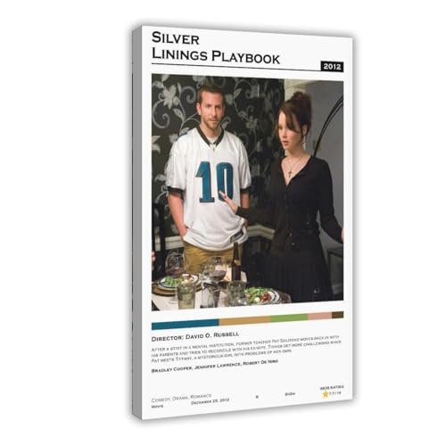 XVHOGAS Silver Linings Playbook Leinwandposter, Wandkunst, Dekordruck, Bild Gemälde für Wohnzimmer, Schlafzimmer, Dekoration, 20 x 30 cm XVHOGAS Silver Linings Playbook Leinwandposter, Wandkunst, Dekordruck, Bild Gemälde für Wohnzimmer, Schlafzimmer, Dekoration, 20 x 30 cm von XVHOGAS