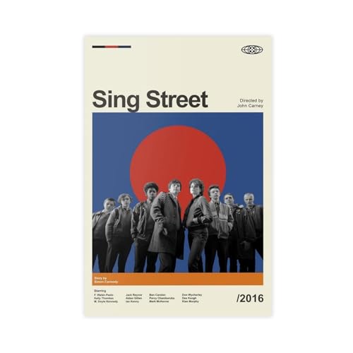 XVHOGAS Sing Street – Retro-Filmposter auf Leinwand, Schlafzimmer, Dekoration, Landschaft, Büro, Raumdekoration, Geschenk, 40 x 60 cm XVHOGAS Sing Street – Retro-Filmposter auf Leinwand, Schlafzimmer, Dekoration, Landschaft, Büro, Raumdekoration, Geschenk, 40 x 60 cm von XVHOGAS
