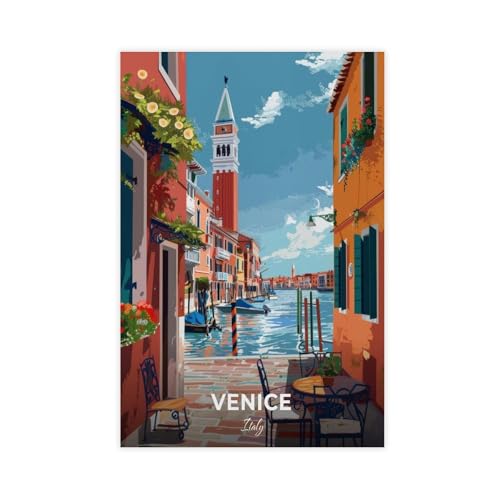 XVHOGAS Venedig Murano Island Reiseposter auf Leinwand, Poster, Schlafzimmer, Dekoration, Landschaft, Büro, Raumdekoration, Geschenk, 40 x 60 cm XVHOGAS Venedig Murano Island Reiseposter auf Leinwand, Poster, Schlafzimmer, Dekoration, Landschaft, Büro, Raumdekoration, Geschenk, 40 x 60 cm von XVHOGAS