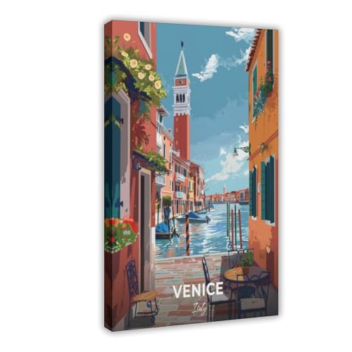 XVHOGAS Venedig Murano Island Reiseposter auf Leinwand, Wandkunst, Dekordruck, Bild Gemälde für Wohnzimmer, Schlafzimmer, Dekoration, 60 x 90 cm XVHOGAS Venedig Murano Island Reiseposter auf Leinwand, Wandkunst, Dekordruck, Bild Gemälde für Wohnzimmer, Schlafzimmer, Dekoration, 60 x 90 cm von XVHOGAS
